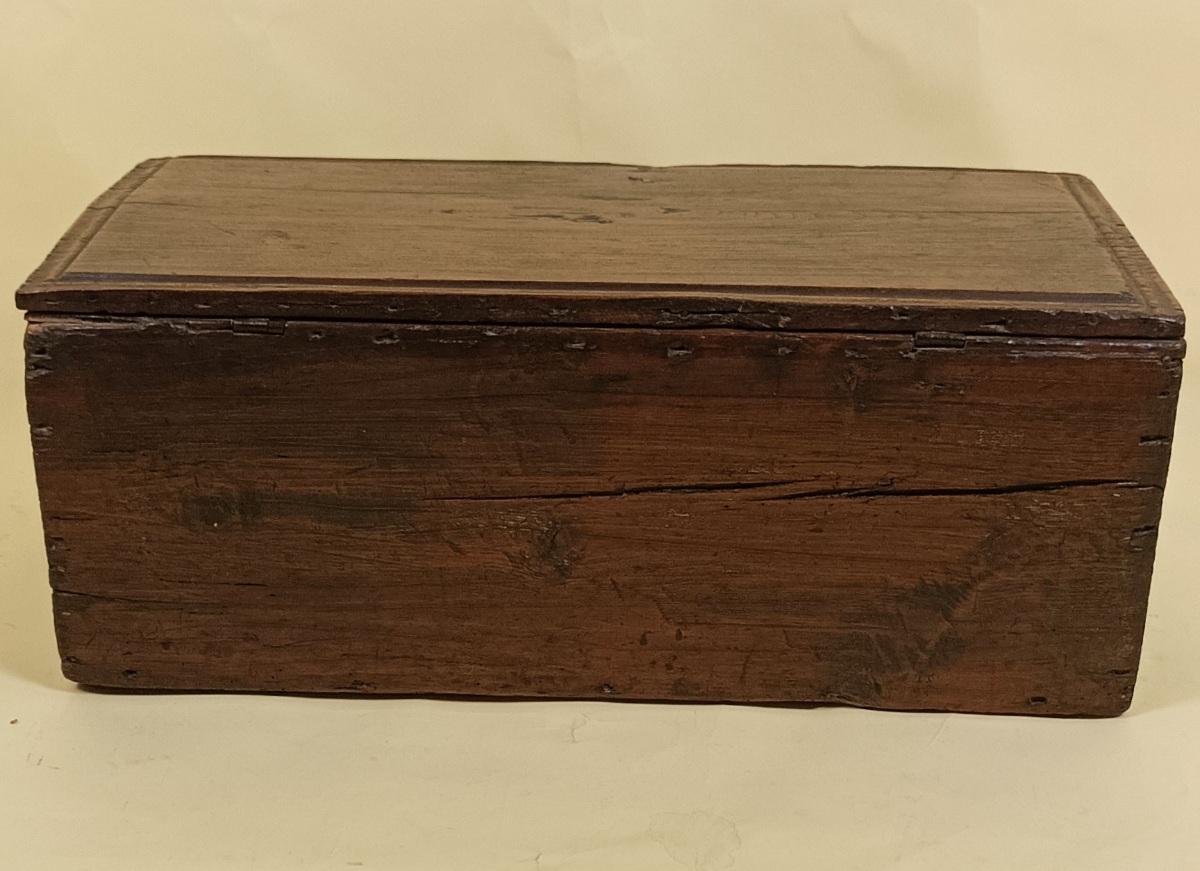 Antique Elm Bible Box